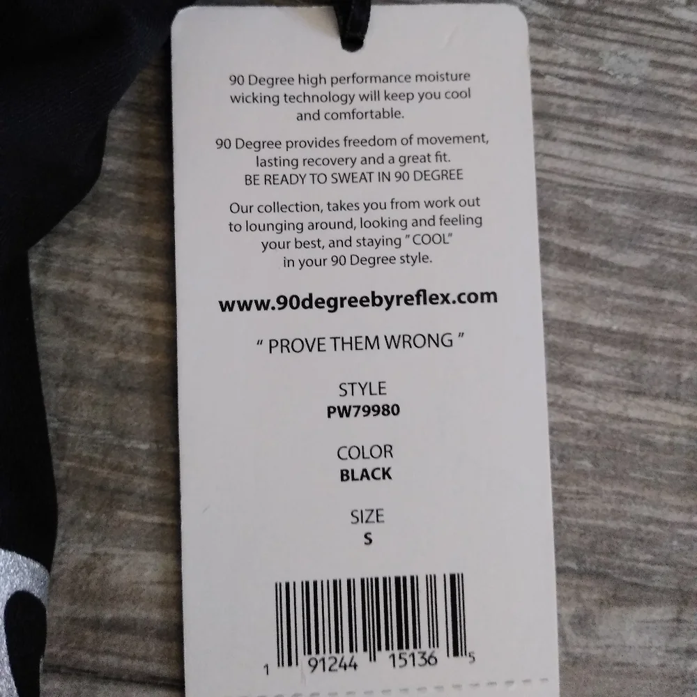 90 Degree by Reflex color contrast Design Leggings - Picture 6 of 14